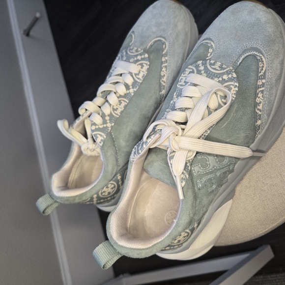 Tory Burch Women's Blue Sneakers - Picture 3 of 8